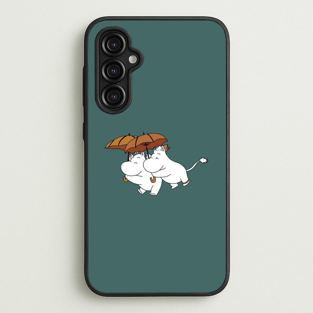Moom Umbrellas - Moomin Phone Case for Galaxy A14