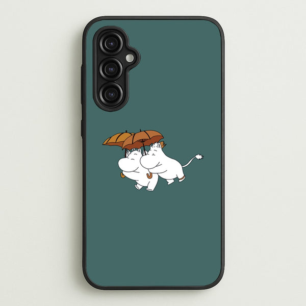 Moom Umbrellas - Moomin Phone Case for Galaxy A14