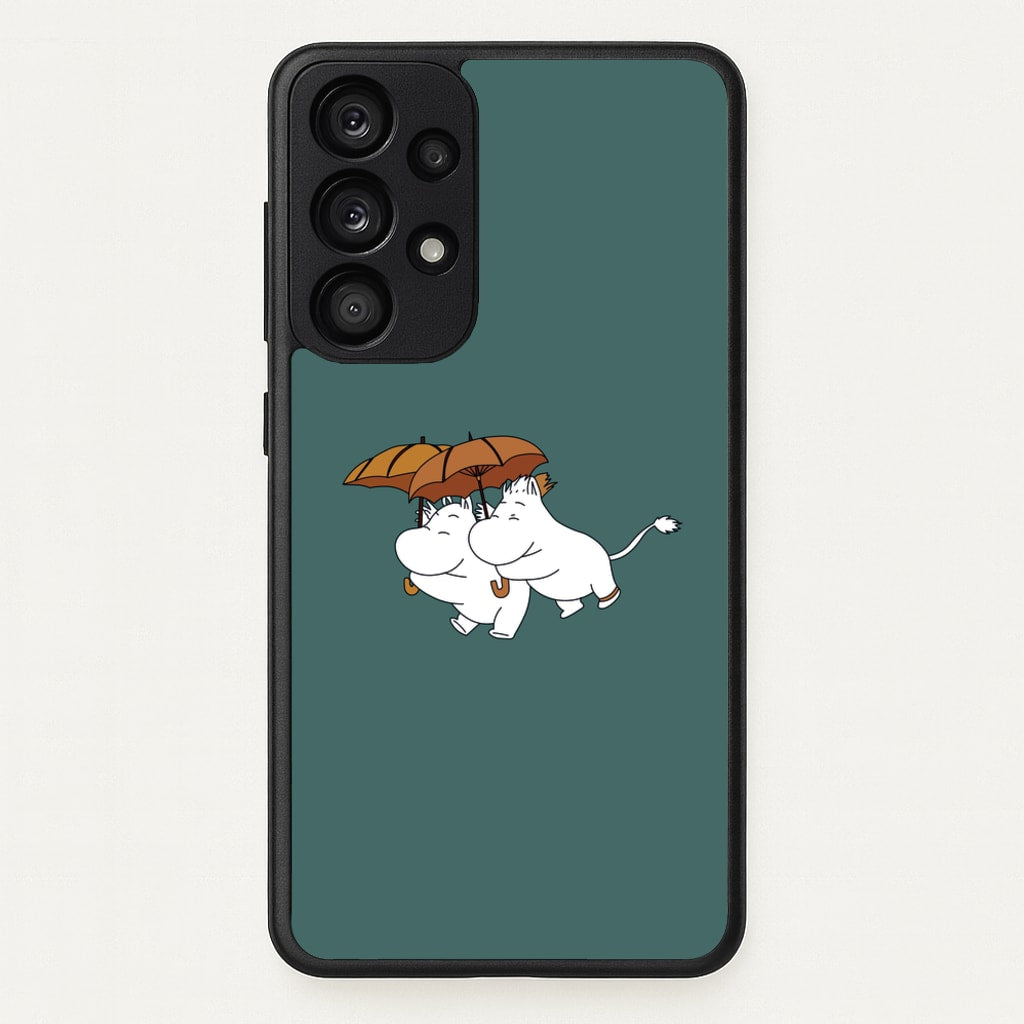 Moom Umbrellas - Moomin Phone Case for Galaxy A53