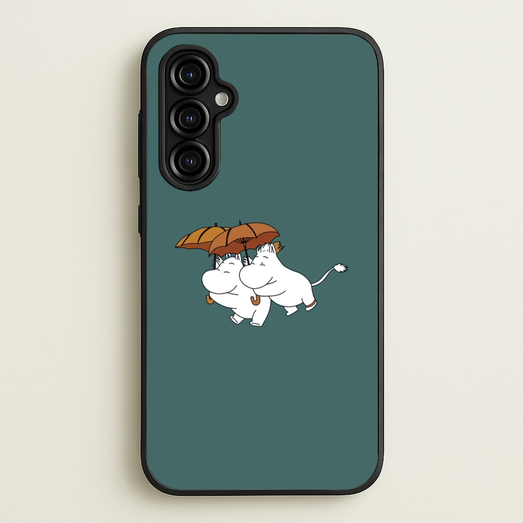 Moom Umbrellas - Moomin Phone Case for Galaxy A54