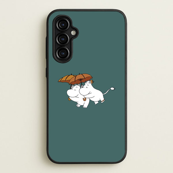 Moom Umbrellas - Moomin Phone Case for Galaxy A54