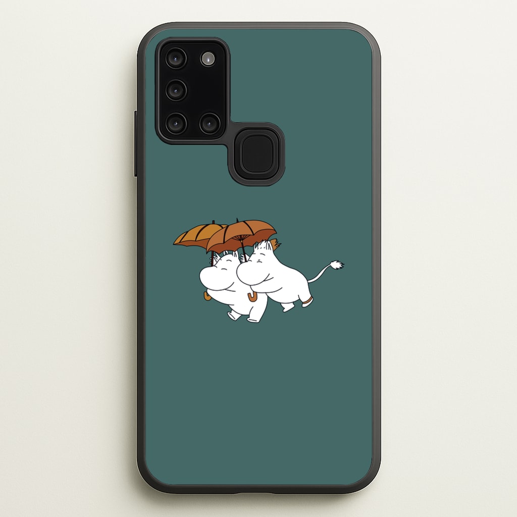Moom Umbrellas - Moomin Phone Case for Galaxy A21s