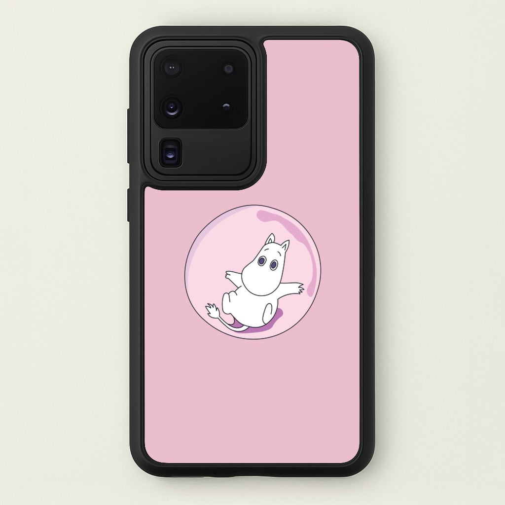 Moomin In A Pink Bubble - Moomin Phone Case for Galaxy S20 Ultra