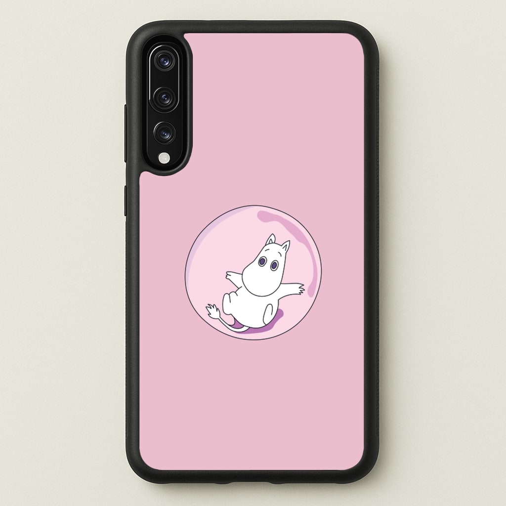 Moomin In A Pink Bubble - Moomin Phone Case for Huawei P20 Pro