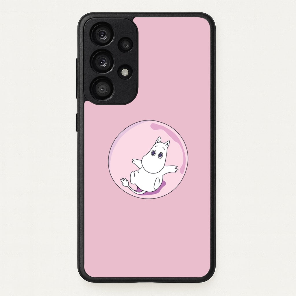 Moomin In A Pink Bubble - Moomin Phone Case for Galaxy A33