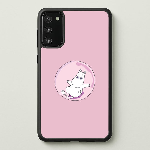 Moomin In A Pink Bubble - Moomin Phone Case for Galaxy S20FE
