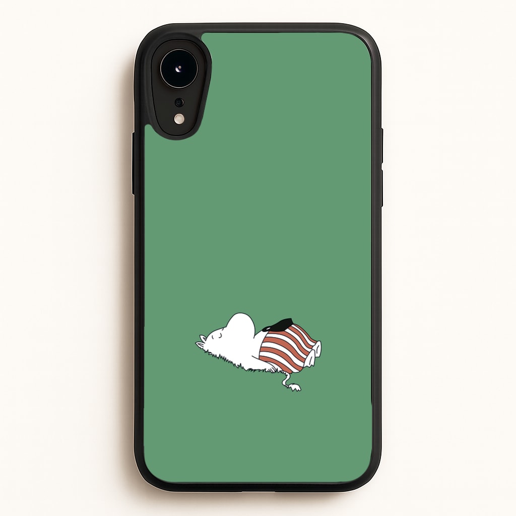 Moom On Grass - Moomin Phone Case for iPhone XR