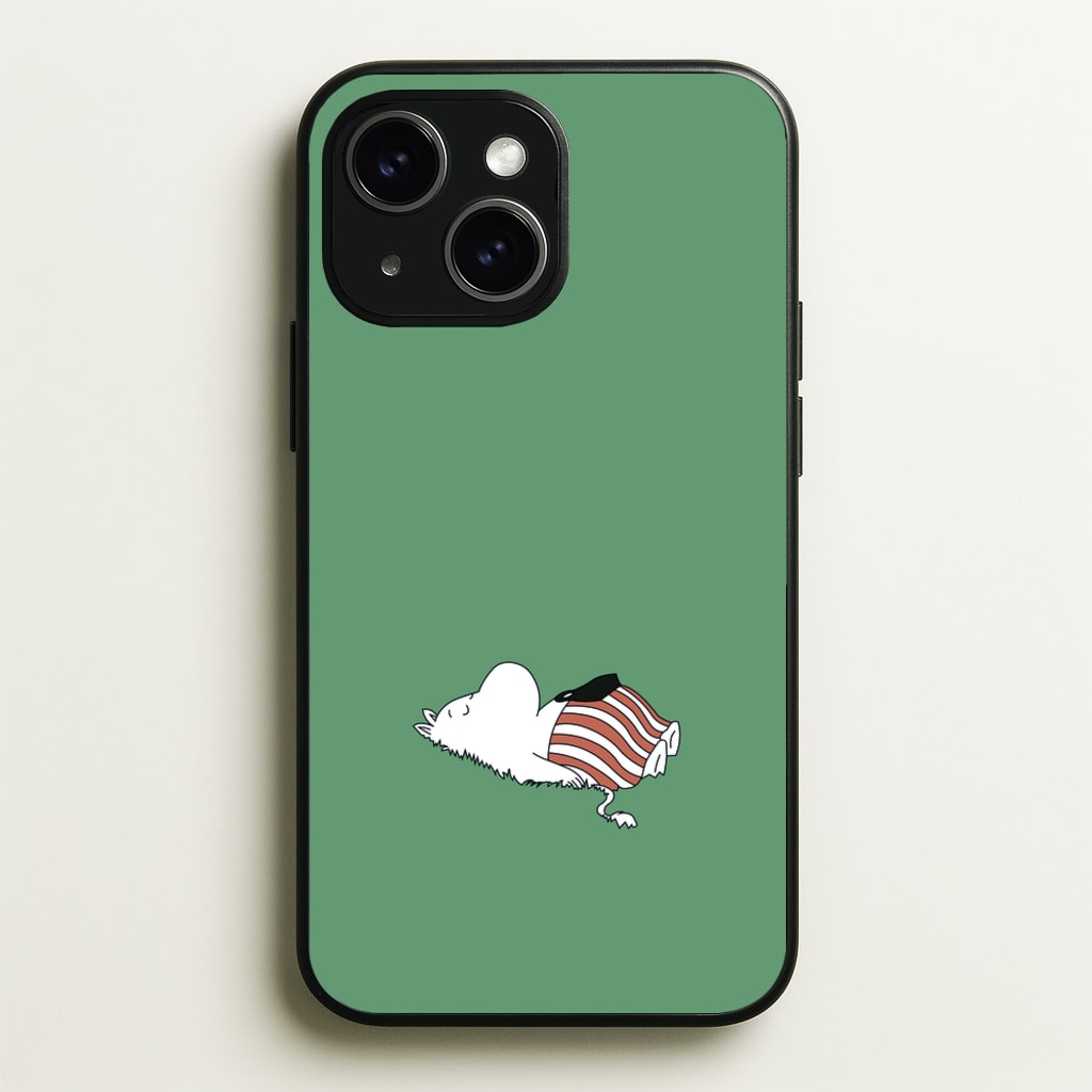 Moom On Grass - Moomin Phone Case for iPhone 15 Plus
