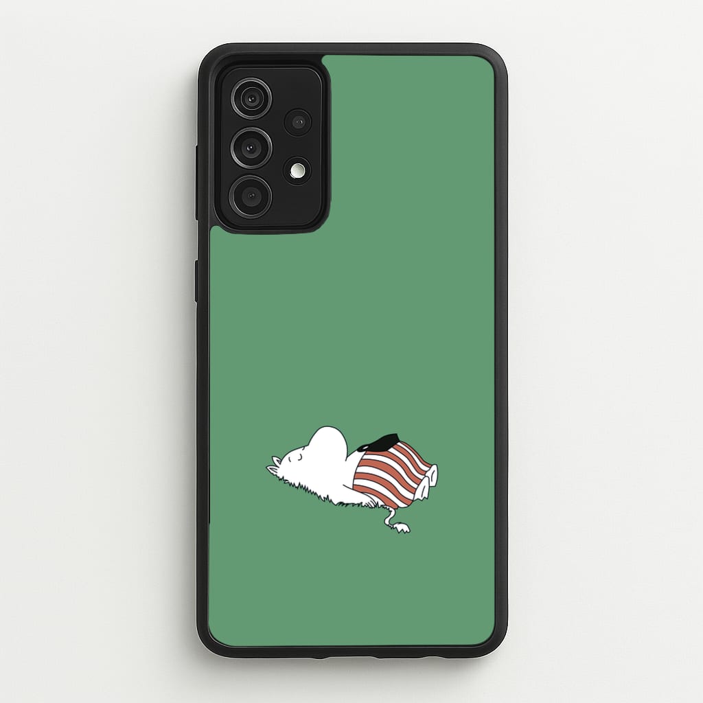 Moom On Grass - Moomin Phone Case for Galaxy A52 / A52s