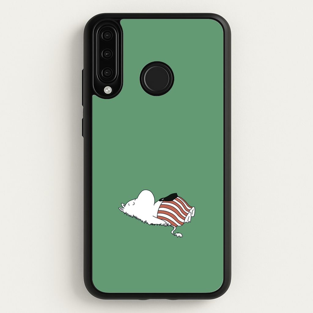 Moom On Grass - Moomin Phone Case for Huawei P30 Lite