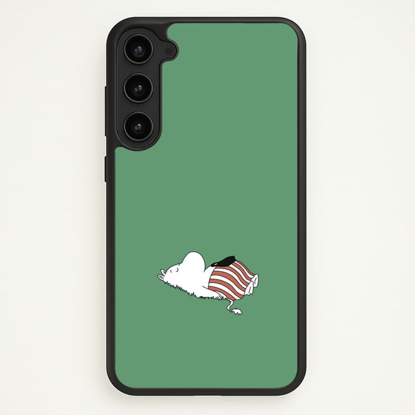 Moom On Grass - Moomin Phone Case for Galaxy S23 Plus