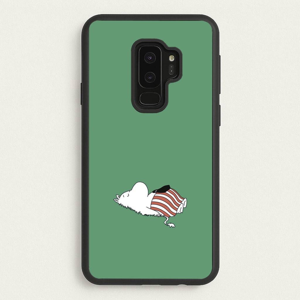 Moom On Grass - Moomin Phone Case for Galaxy S9 Plus