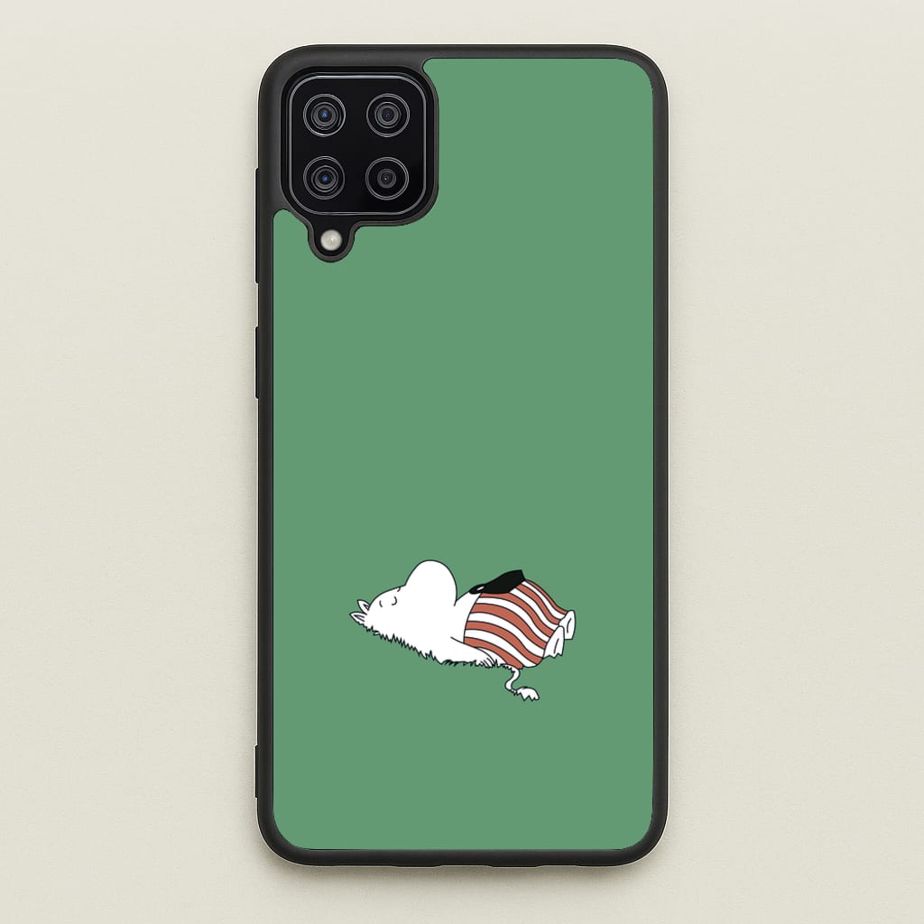 Moom On Grass - Moomin Phone Case for Galaxy A12