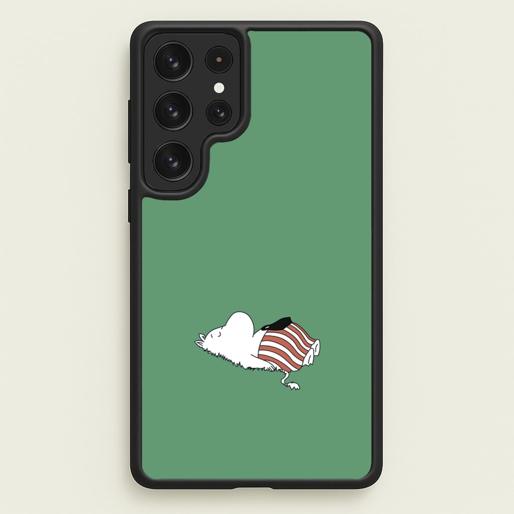 Moom On Grass - Moomin Phone Case for Galaxy S22 Ultra