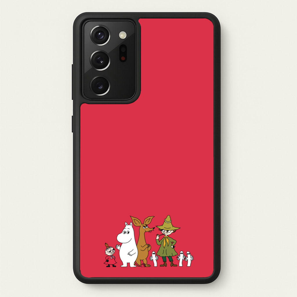 Moom Characters - Moomin Phone Case for Galaxy Note 20 Ultra