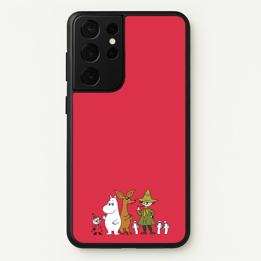 Moom Characters - Moomin Phone Case for Galaxy S21 Ultra