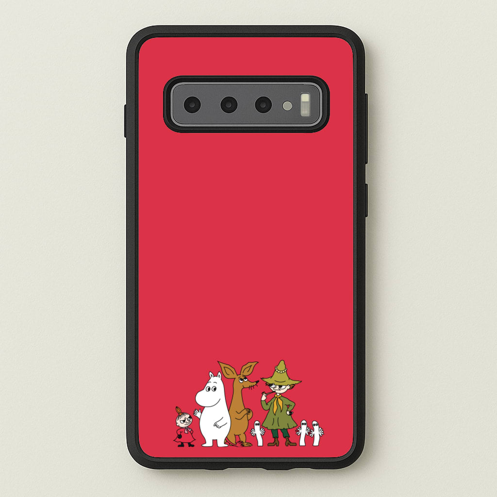 Moom Characters - Moomin Phone Case for Galaxy S10 Plus