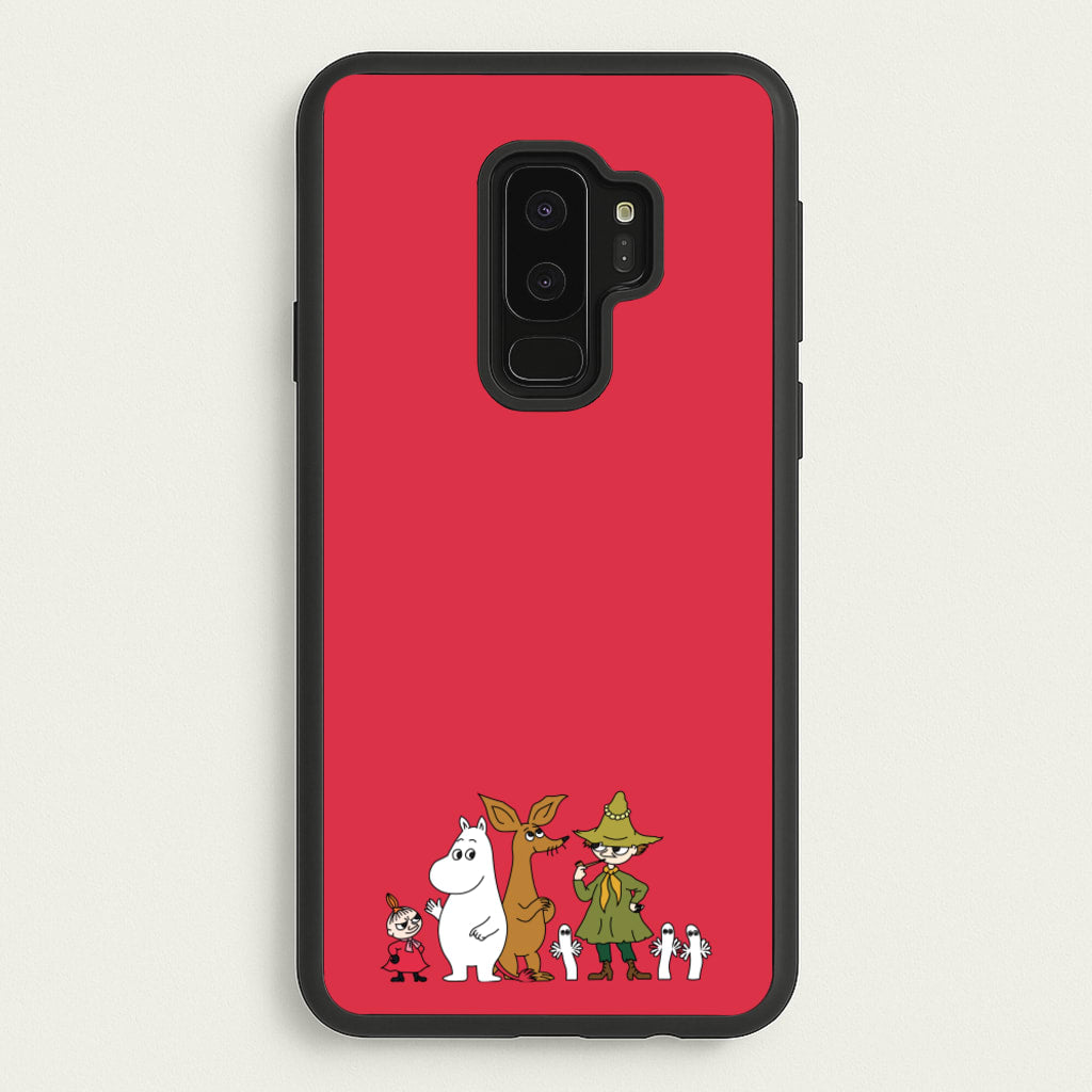 Moom Characters - Moomin Phone Case for Galaxy S9 Plus