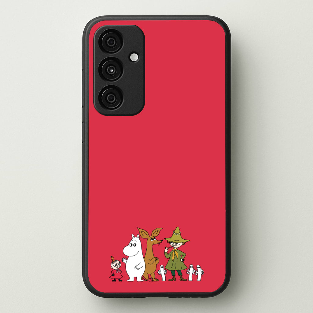Moom Characters - Moomin Phone Case for Galaxy A55