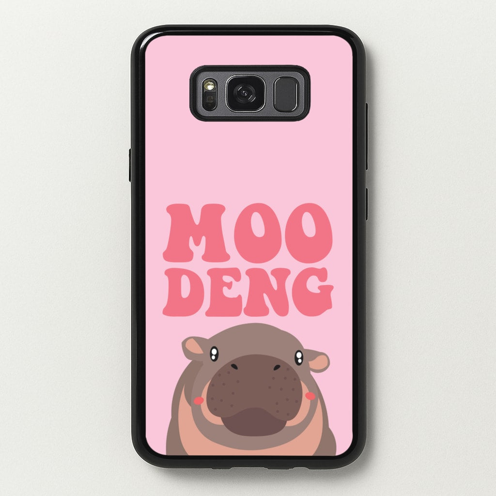 Moo Pink - Moo Deng Phone Case for Galaxy S8