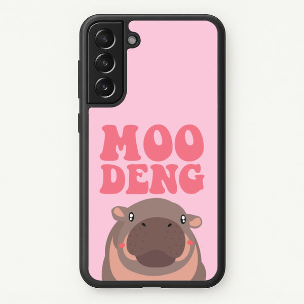 Moo Pink - Moo Deng Phone Case for Galaxy S21 Plus