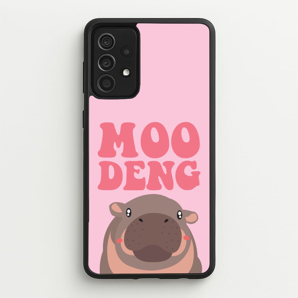 Moo Pink - Moo Deng Phone Case for Galaxy A52 / A52s