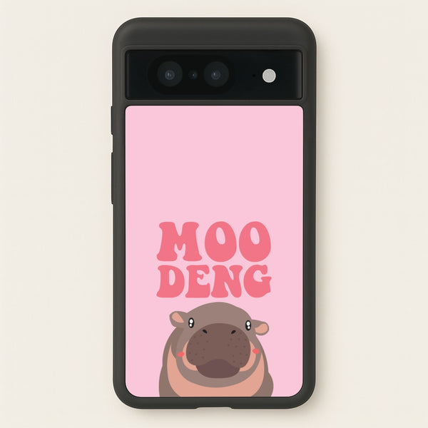 Moo Pink - Moo Deng Phone Case for Google Pixel 8