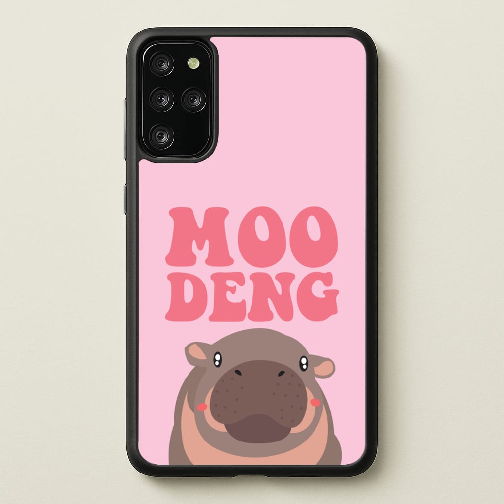 Moo Pink - Moo Deng Phone Case for Galaxy S20 Plus
