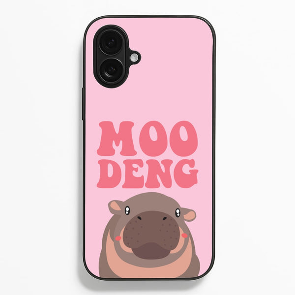 Moo Pink - Moo Deng Phone Case for iPhone 16 Plus