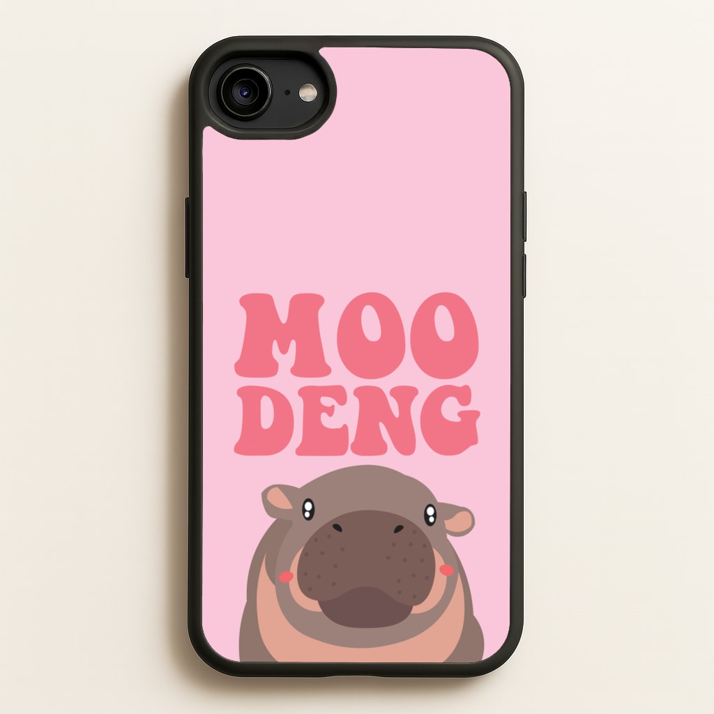 Moo Pink - Moo Deng Phone Case for iPhone 6 / 7 / 8 / SE