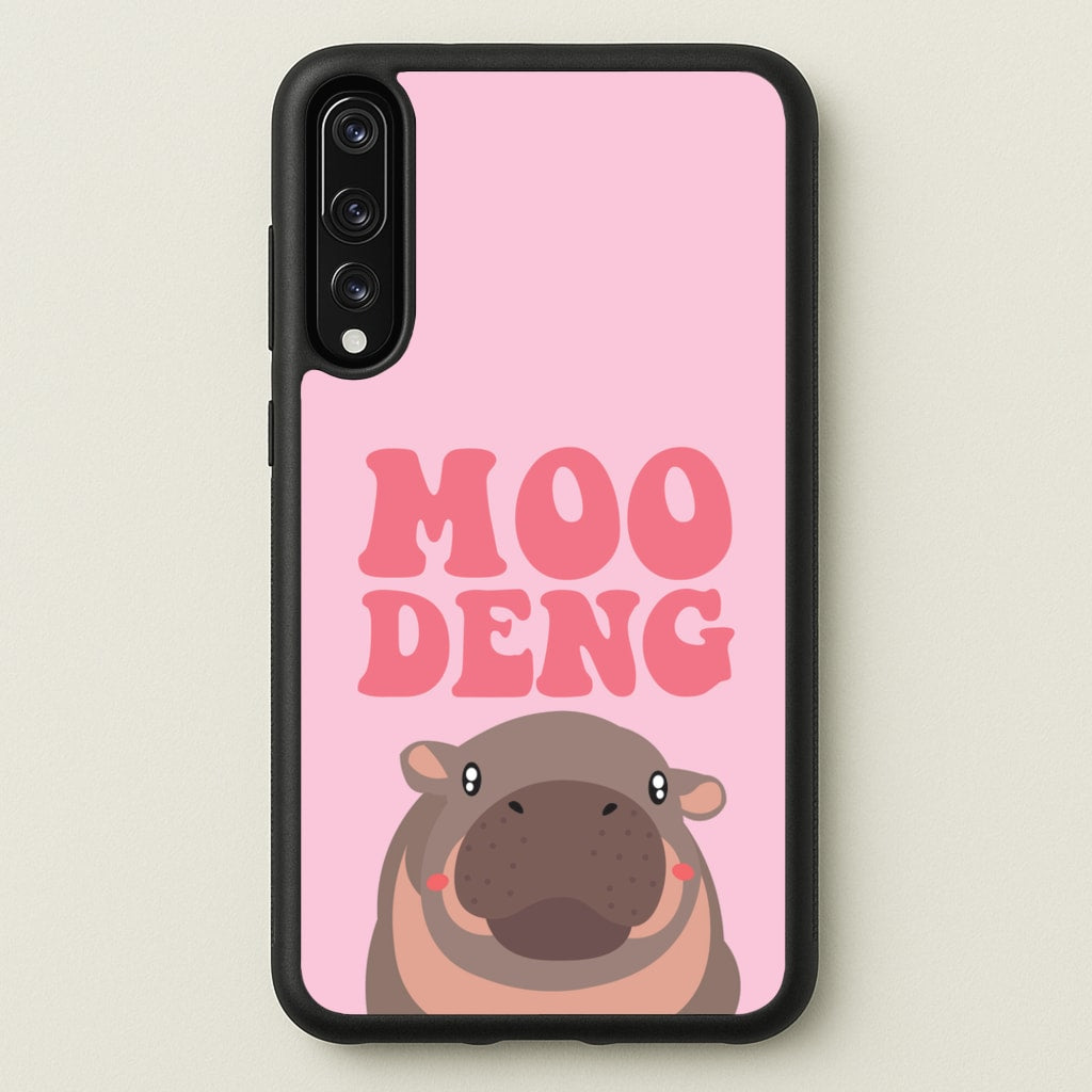 Moo Pink - Moo Deng Phone Case for Huawei P20 Pro