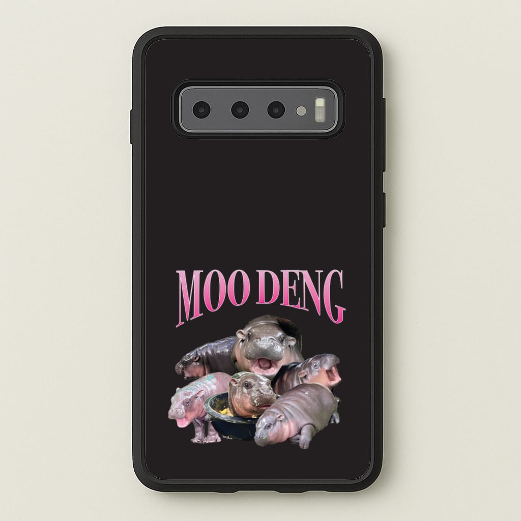Moo Collage - Moo Deng Phone Case for Galaxy S10