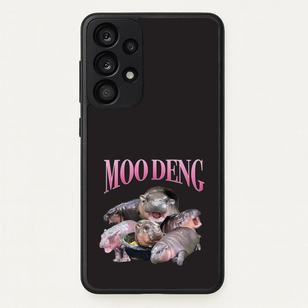 Moo Collage - Moo Deng Phone Case for Galaxy A53