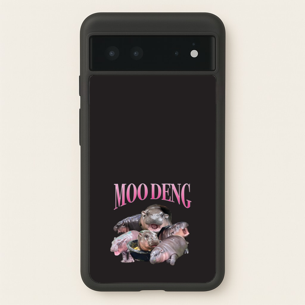 Moo Collage - Moo Deng Phone Case for Google Pixel 6