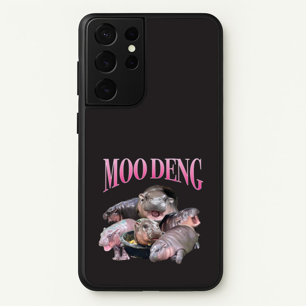 Moo Collage - Moo Deng Phone Case for Galaxy S21 Ultra