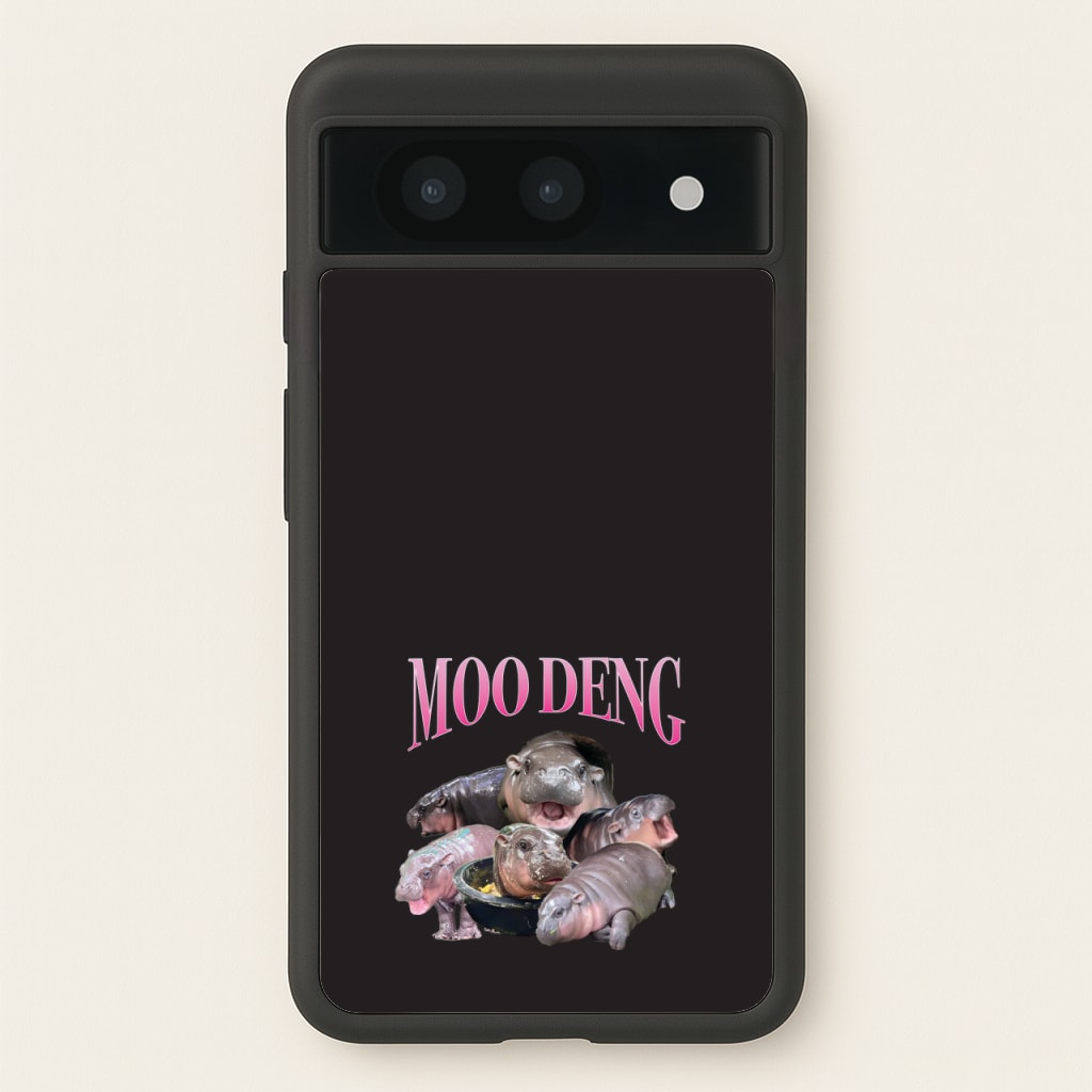 Moo Collage - Moo Deng Phone Case for Google Pixel 8a