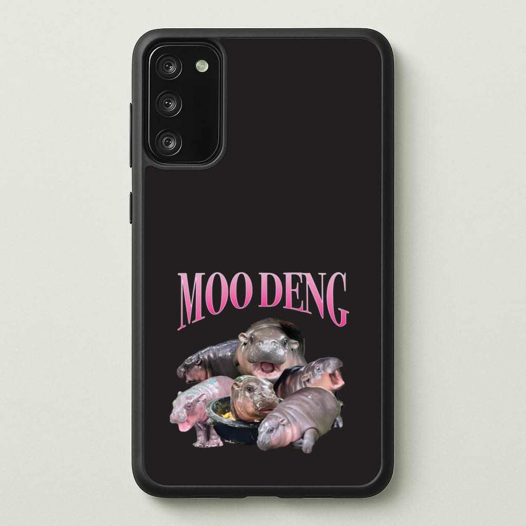 Moo Collage - Moo Deng Phone Case for Galaxy A41