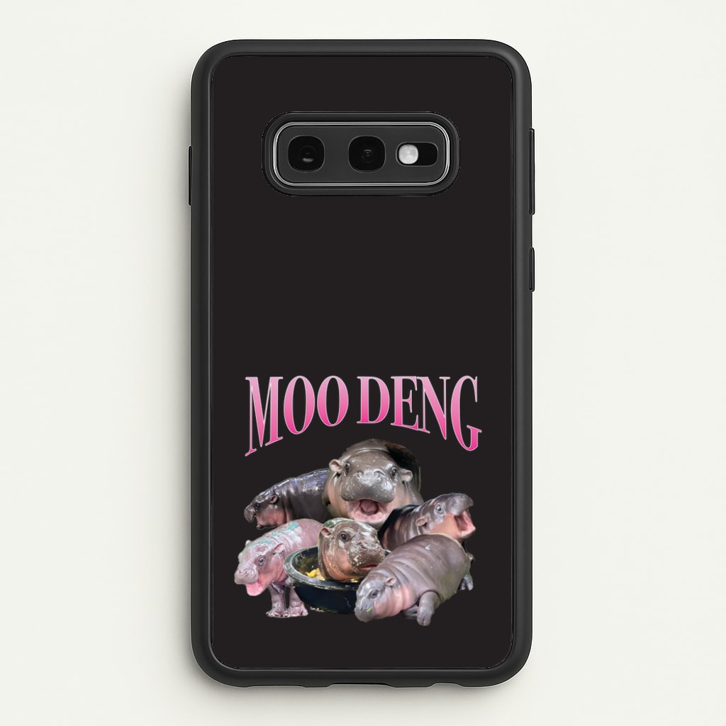 Moo Collage - Moo Deng Phone Case for Galaxy S10e