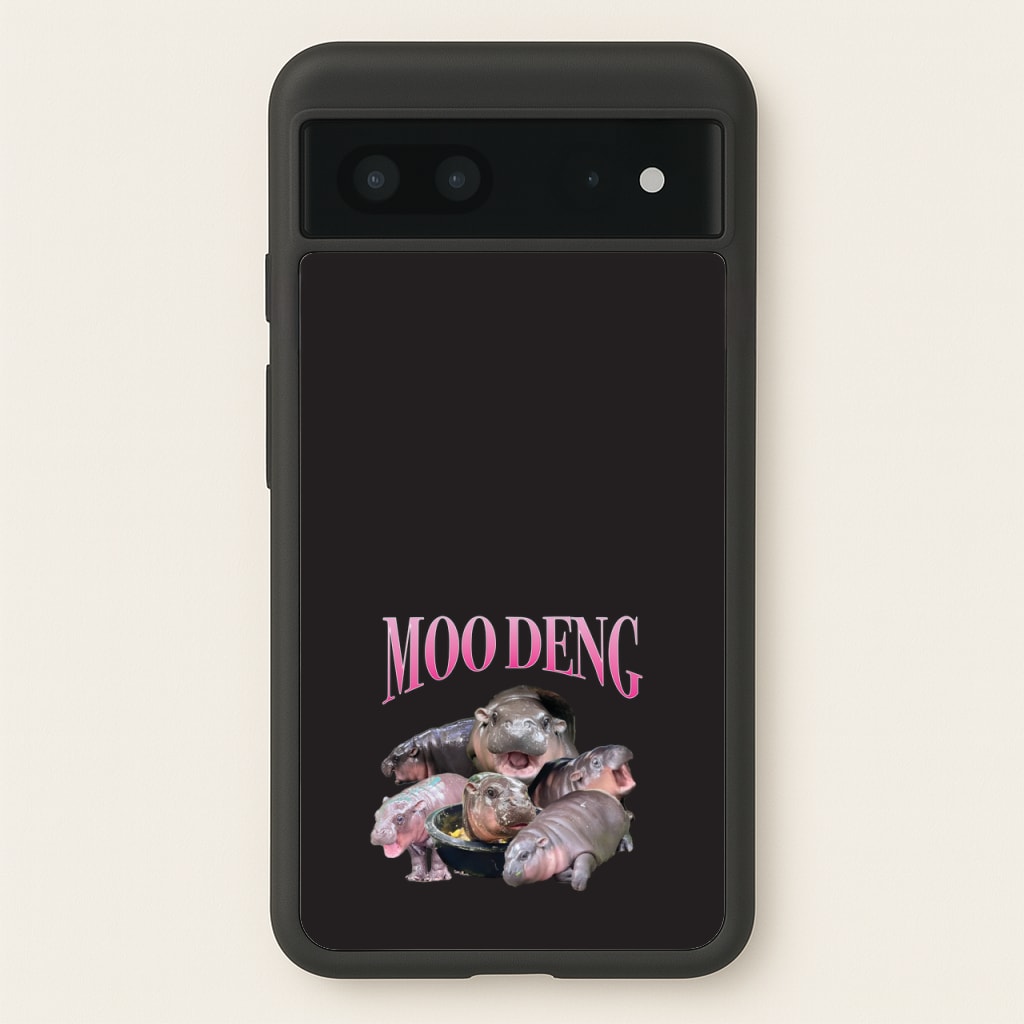 Moo Collage - Moo Deng Phone Case for Google Pixel 7