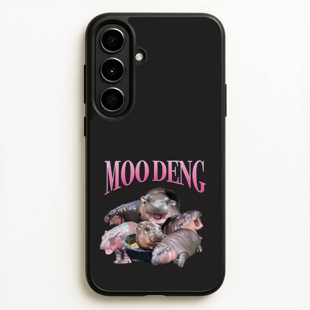 Moo Collage - Moo Deng Phone Case for Galaxy A56