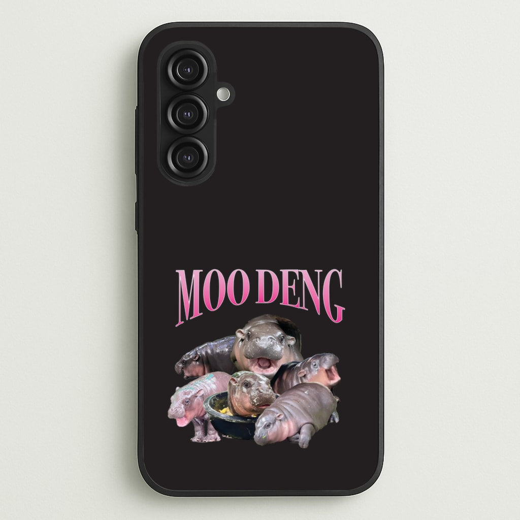 Moo Collage - Moo Deng Phone Case for Galaxy S23FE