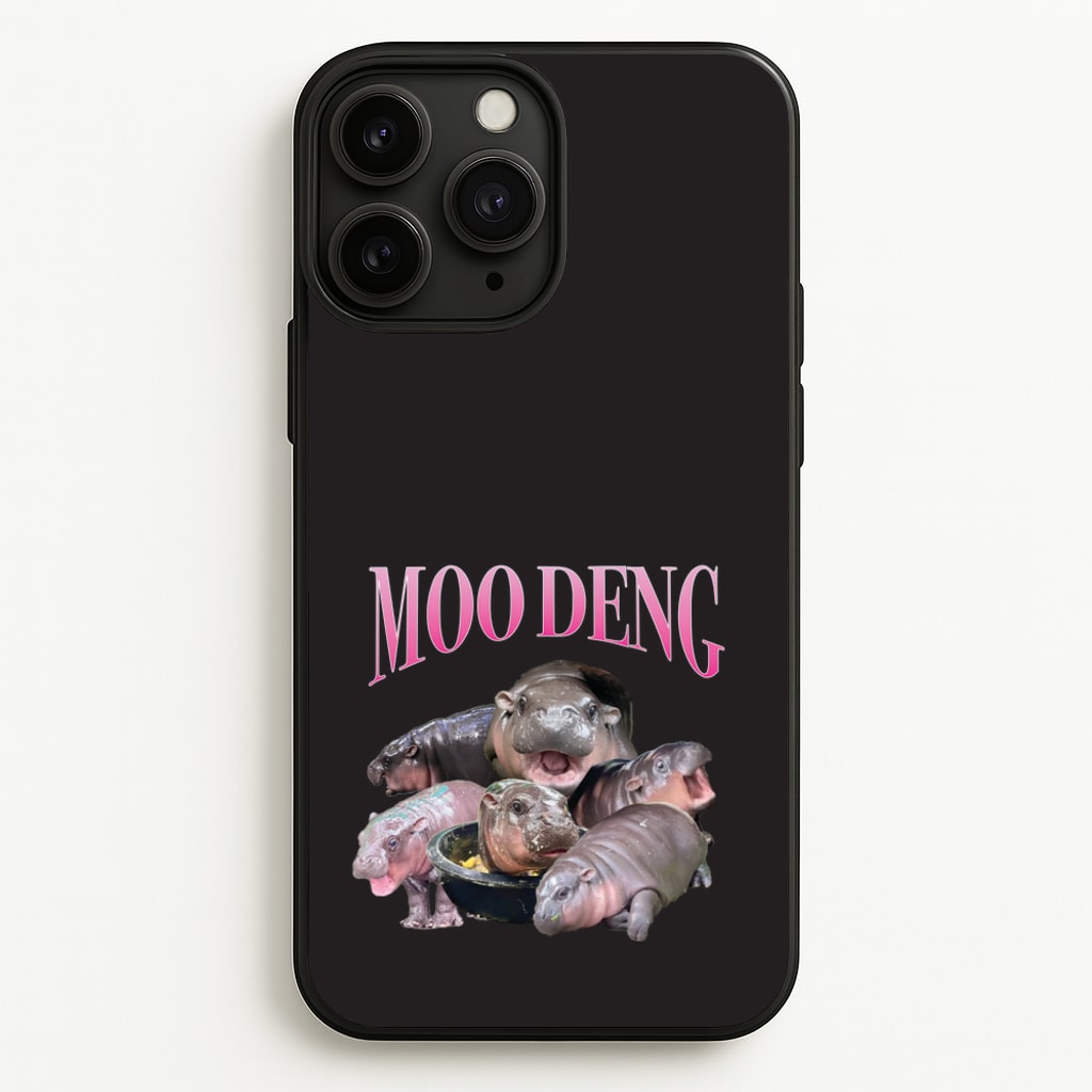 Moo Collage - Moo Deng Phone Case for iPhone 11 Pro
