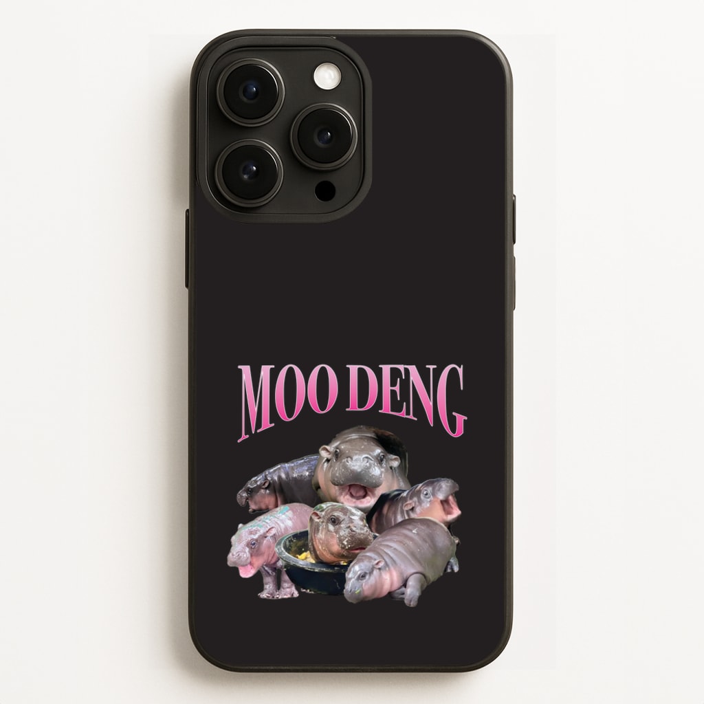 Moo Collage - Moo Deng Phone Case for iPhone 12 Pro Max