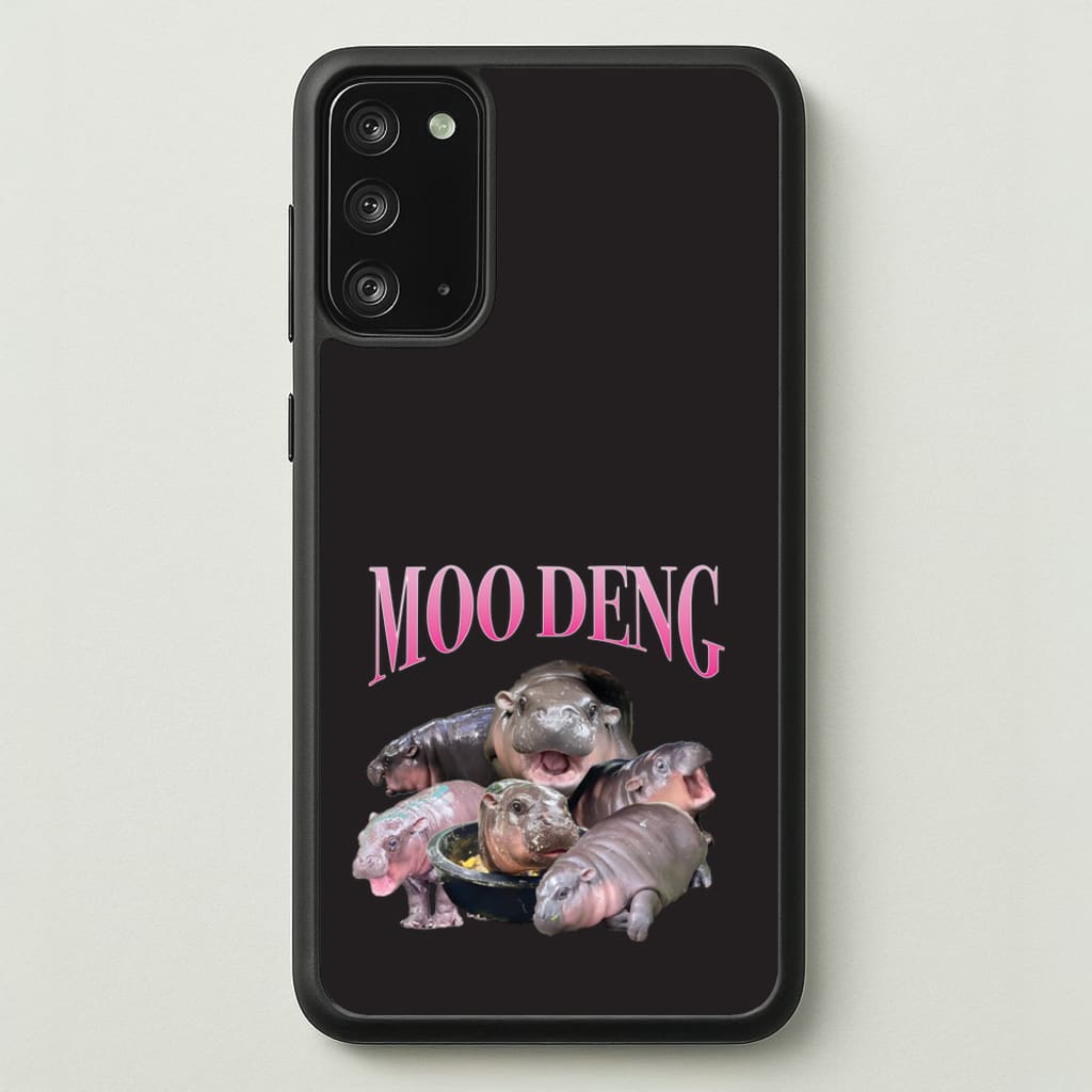 Moo Collage - Moo Deng Phone Case for Galaxy Note 20
