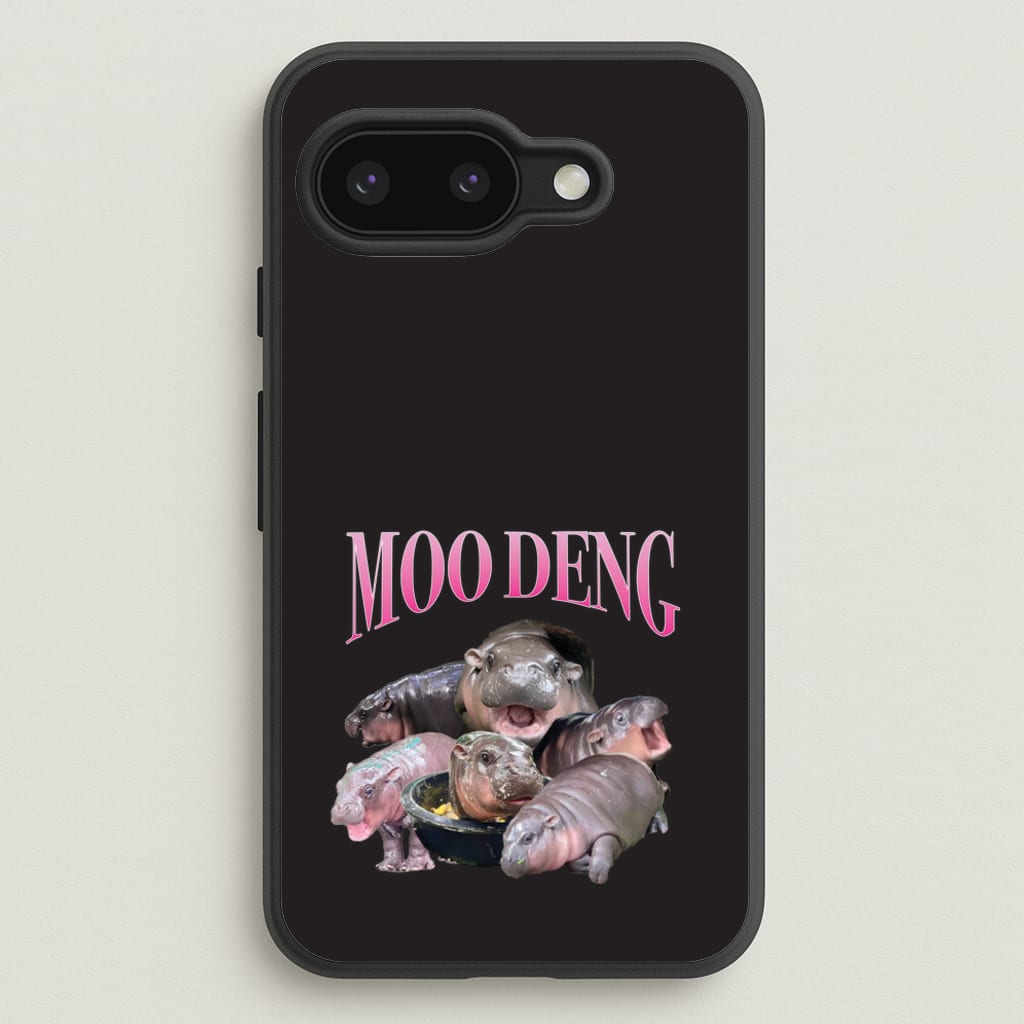 Moo Collage - Moo Deng Phone Case for Google Pixel 9a