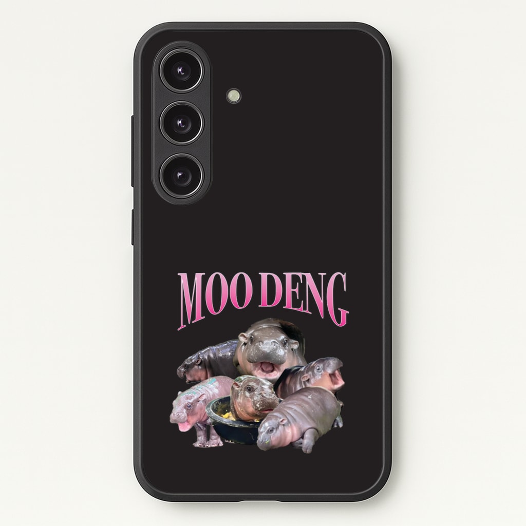 Moo Collage - Moo Deng Phone Case for Galaxy S25 Plus