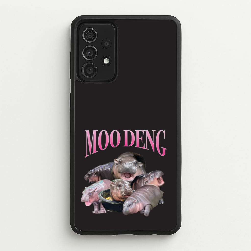 Moo Collage - Moo Deng Phone Case for Galaxy A52 / A52s