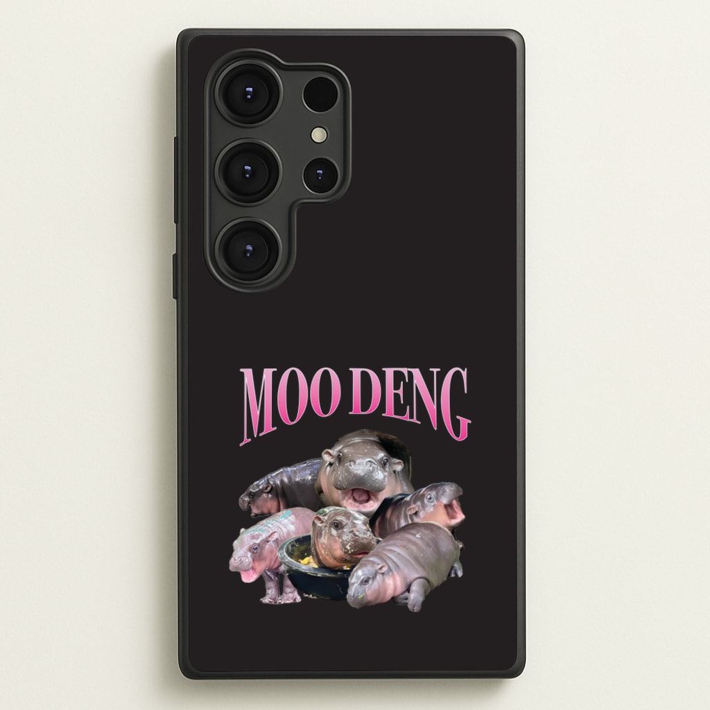 Moo Collage - Moo Deng Phone Case for Galaxy S25 Ultra