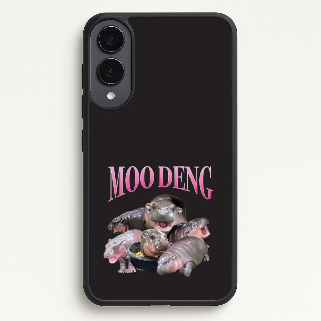 Moo Collage - Moo Deng Phone Case for Galaxy S25 Edge