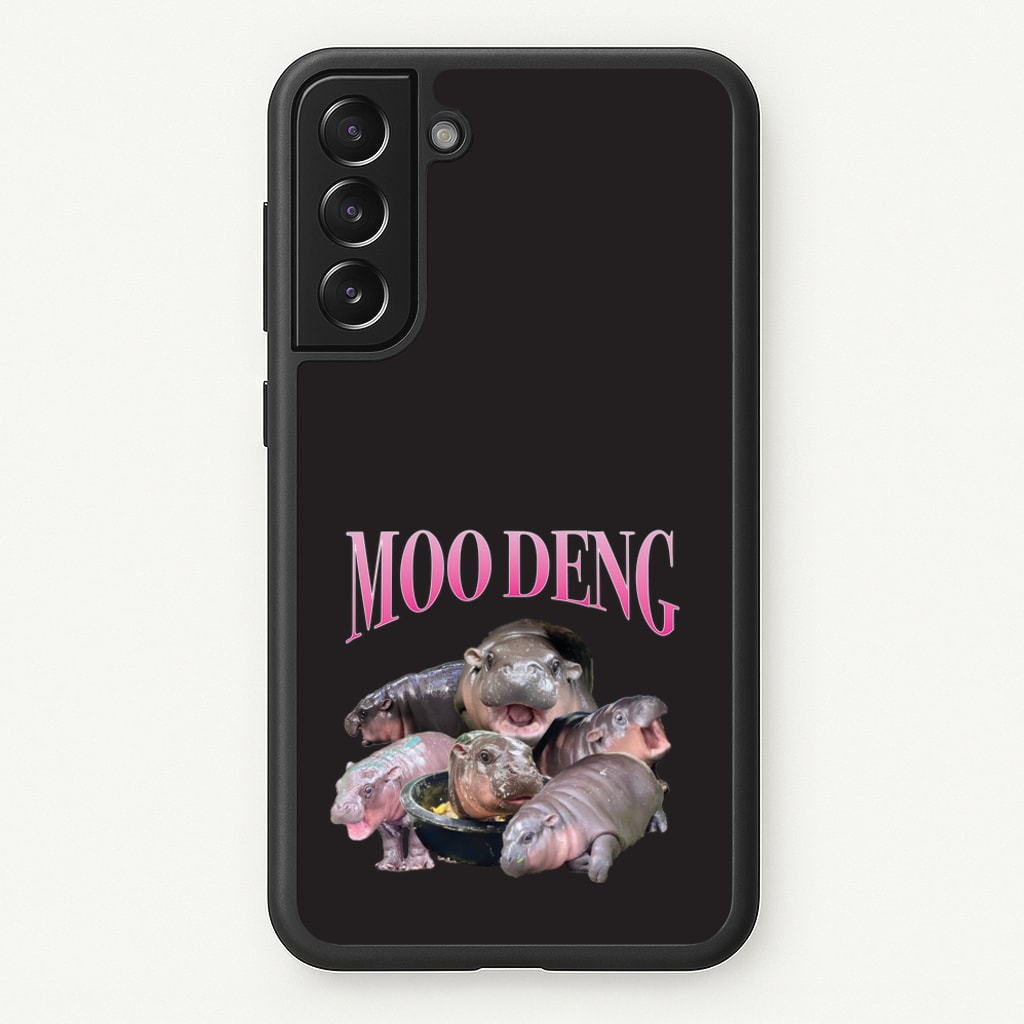 Moo Collage - Moo Deng Phone Case for Galaxy S21FE